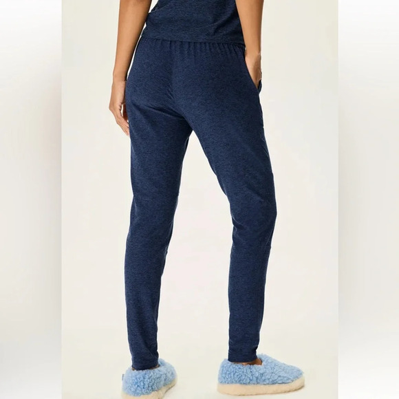 OUTDOOR VOICES Cloudknit Sweatpants Loungewear Heater Navy Blue - Picture 3 of 8